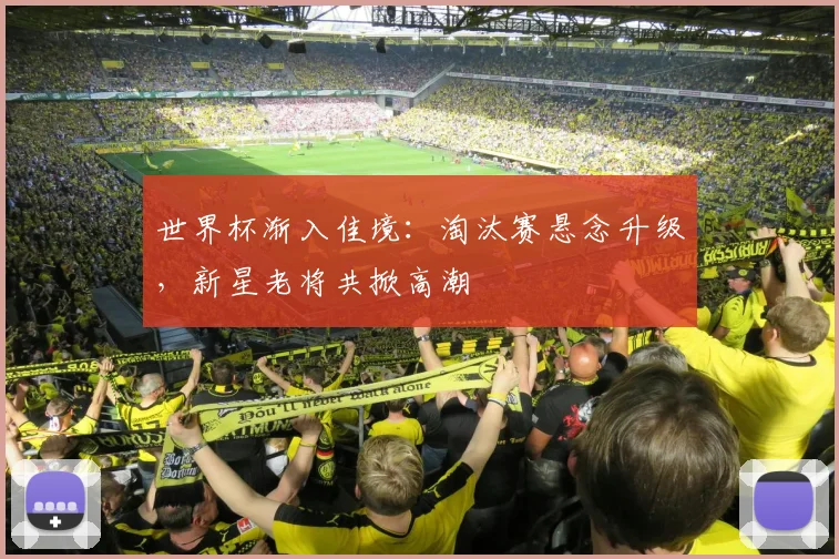 世界杯渐入佳境：淘汰赛悬念升级，新星老将共掀高潮